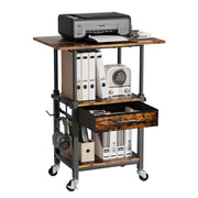 Yorbay Druckerständer mit Rollen höhenverstellbar 56–78 cm - YS035-T121 - 1 - yorbiy.com
