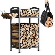 Yorbay Kaminholzregal 2 Ebenen aus Metall mit Oxford - Tasche - YB123-T088 - 8 - yorbiy.com