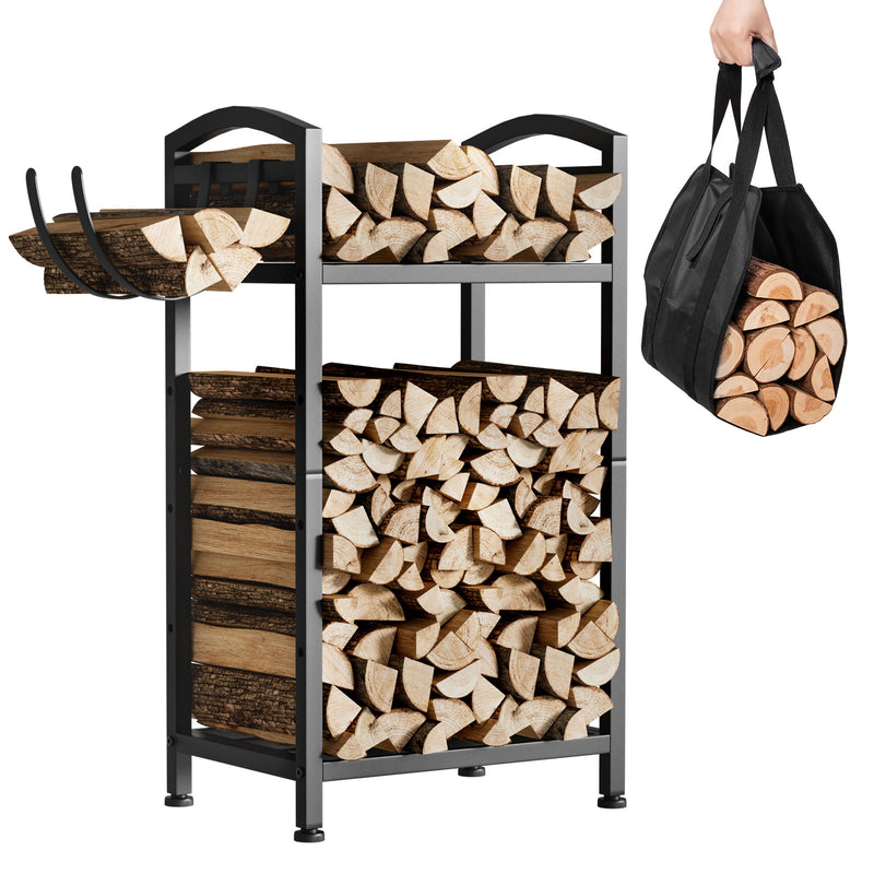 Yorbay Kaminholzregal 2 Ebenen aus Metall mit Oxford - Tasche - YB123-T088 - 8 - yorbiy.com