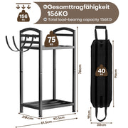 Yorbay Kaminholzregal 2 Ebenen aus Metall mit Oxford - Tasche - YB123-T088 - 3 - yorbiy.com