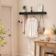Yorbay Metall-Wandgarderobe mit Ablage und Haken, verschiedene Größen - YM001-N004 - 56 - yorbiy.com