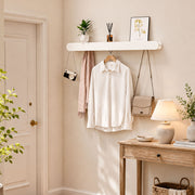 Yorbay Metall-Wandgarderobe mit Ablage und Haken, verschiedene Größen - YM001-N004 - 55 - yorbiy.com