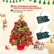 Yorbay 40 cm Mini - Weihnachtsbaum mit LED - Beleuchtung und Fernbedienung - O033 - 8 - yorbiy.com