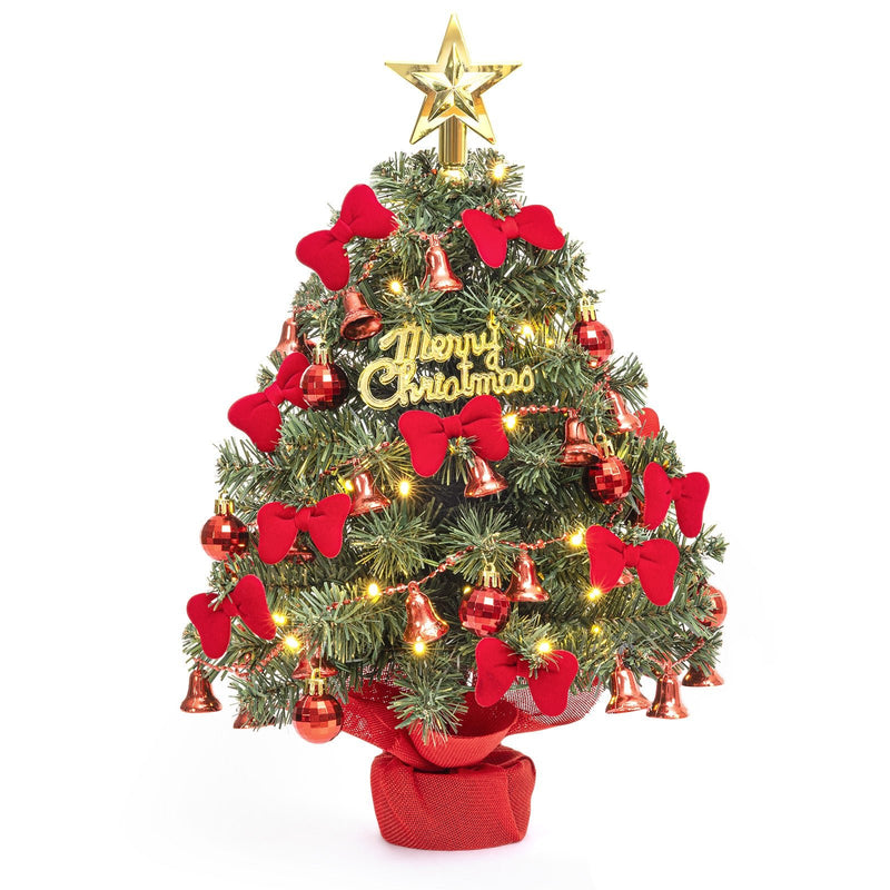 Yorbay 40 cm Mini - Weihnachtsbaum mit LED - Beleuchtung und Fernbedienung - O033 - 7 - yorbiy.com