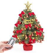 Yorbay 40 cm Mini - Weihnachtsbaum mit LED - Beleuchtung und Fernbedienung - O061 - 1 - yorbiy.com
