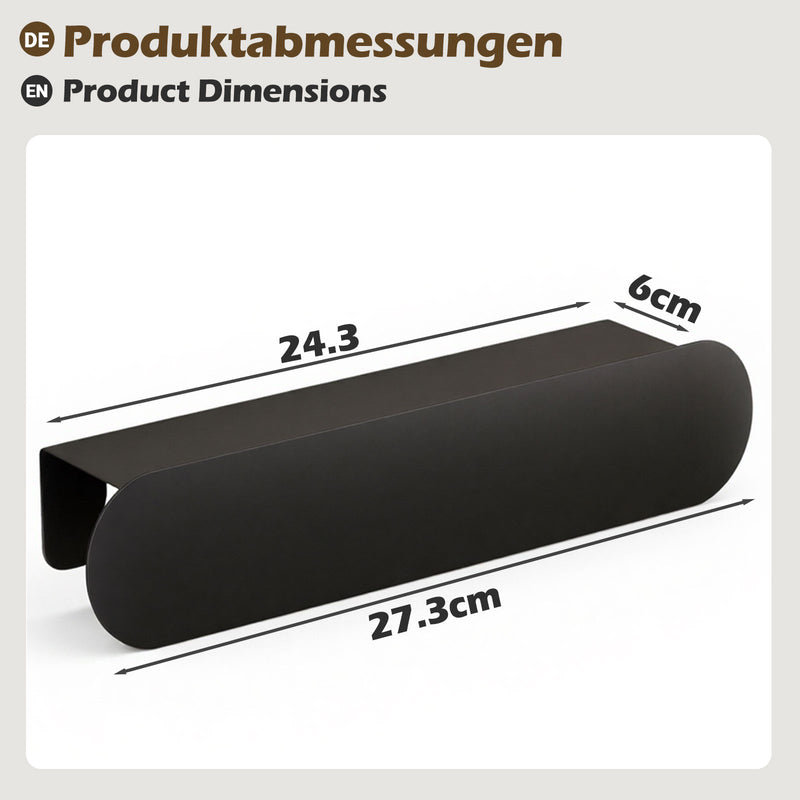 Yorbay Metall Schlüsselbrett mit Ablage und 6 Haken - YB141-T099 - 3 - yorbiy.com