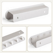 Yorbay Metall Schlüsselbrett mit Ablage und 6 Haken - YB141-T097 - 15 - yorbiy.com