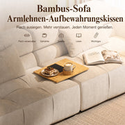 Yorbay Sofa-Armlehnen-Tablett aus Bambus mit 360° Becherhalter - YC011-Z126 - 7 - yorbiy.com
