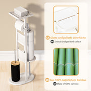 Yorbay Stand WC - Garnitur aus Bambus - YB025 - Z046 - 21 - yorbiy.com