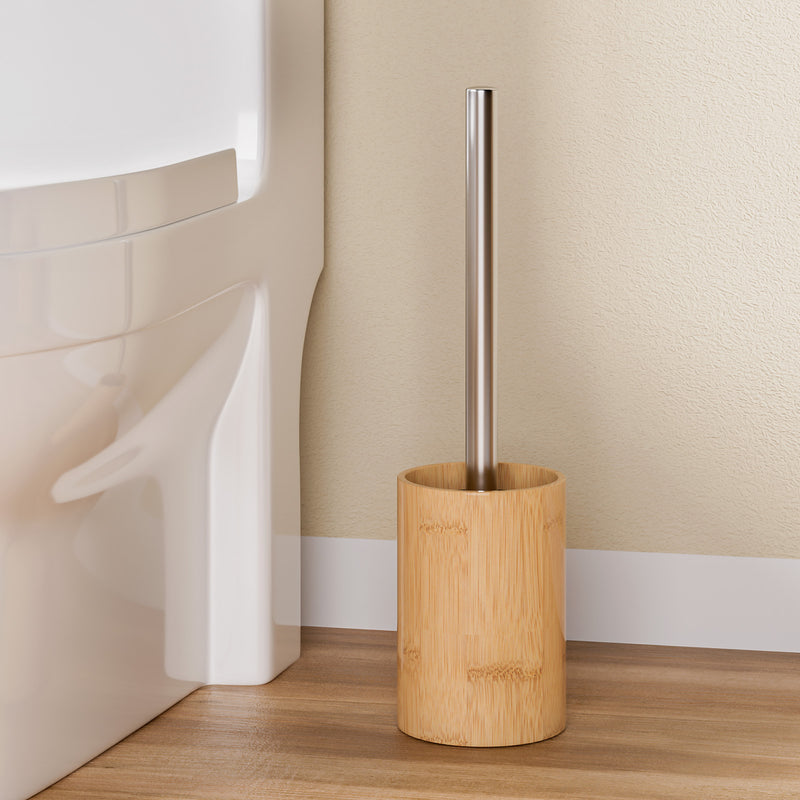 Yorbay Toilettenbürste mit Bambus - Halter - YB111 - Z116 - 2 - yorbiy.com