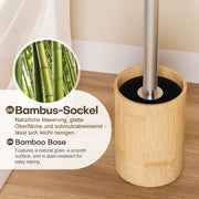 Yorbay Toilettenbürste mit Bambus - Halter - YB111 - Z116 - 4 - yorbiy.com