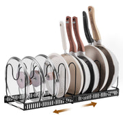 Yorbay Topfdeckelhalter mit 10 verstellbaren Fächern - F210 - 1 - yorbiy.com