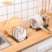Yorbay Topfdeckelhalter mit 10 verstellbaren Fächern - F210 - 8 - yorbiy.com