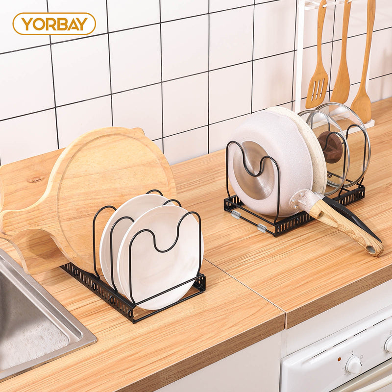 Yorbay Topfdeckelhalter mit 10 verstellbaren Fächern - F210 - 8 - yorbiy.com
