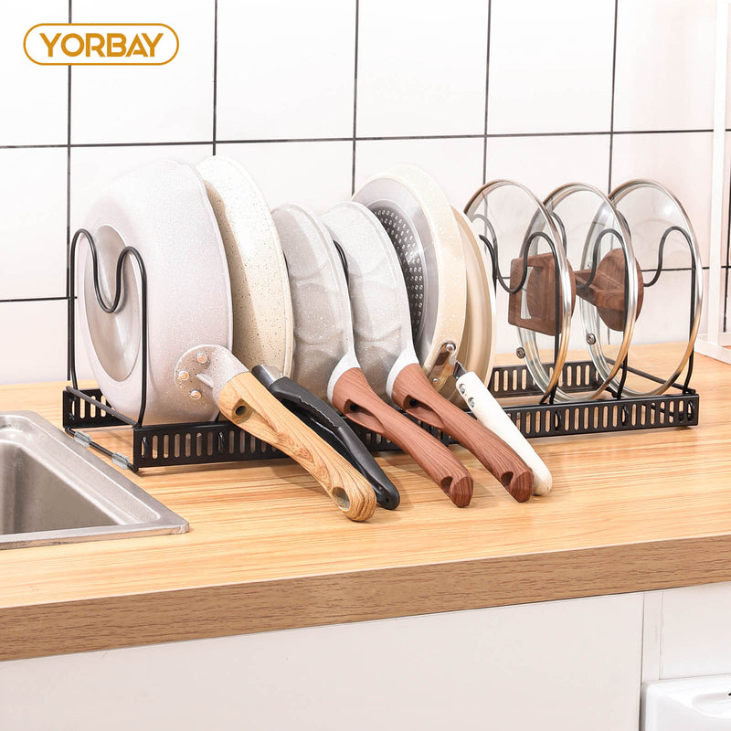 Yorbay Topfdeckelhalter mit 10 verstellbaren Fächern - F210 - 2 - yorbiy.com
