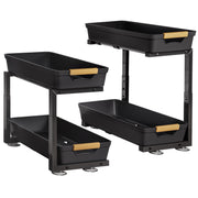 Yorbay Unterspülregal 2er-Set ausziehbar höhenverstellbar - YB112-T080 - 1 - yorbiy.com