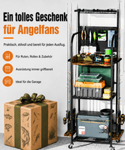 Yorbay Angelrutenständer mit Rollen für 12 Angelruten - YS032-T114 - 6 - yorbiy.com