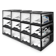 Yorbay Super transparent Schuhbox Schwarz - 4xB57 - 13 - yorbiy.com