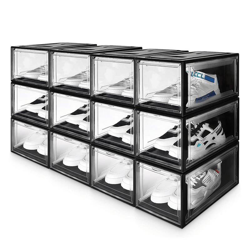 Yorbay Super transparent Schuhbox Schwarz - 4xB57 - 13 - yorbiy.com