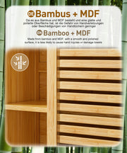 Yorbay Badezimmerschrank mit Tür und Regalen, 70 x 56 x 20 cm - YB070 - Z094 - 7 - yorbiy.com