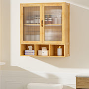 Yorbay Badezimmerschrank mit Doppeltür und Fächern, 59 x 22 x 66 cm - YB - YB071 - Z097 - 2 - yorbiy.com