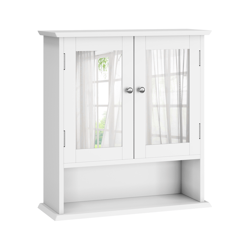 Wandmontierter Badezimmerschrank mit Spiegel - YB - W3180P271290 - 1 - yorbiy.com