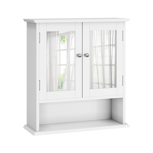 Wandmontierter Badezimmerschrank mit Spiegel - YB - W3180P271290 - 1 - yorbiy.com