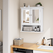 Wandmontierter Badezimmerschrank mit Spiegel - YB - W3180P271290 - 7 - yorbiy.com