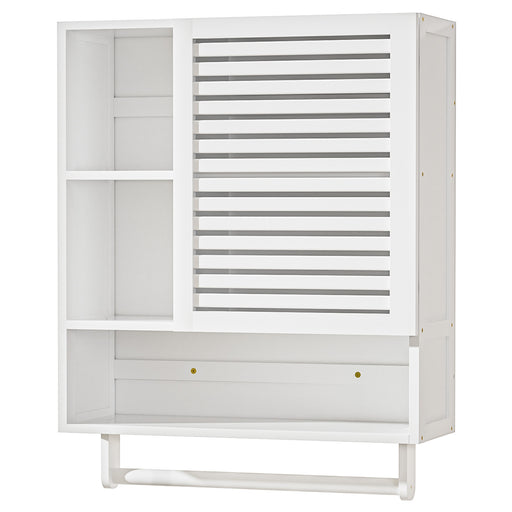 Yorbay Badezimmerschrank mit Tür und Regalen, 70 x 56 x 20 cm - YB070 - Z095 - 10 - yorbiy.com