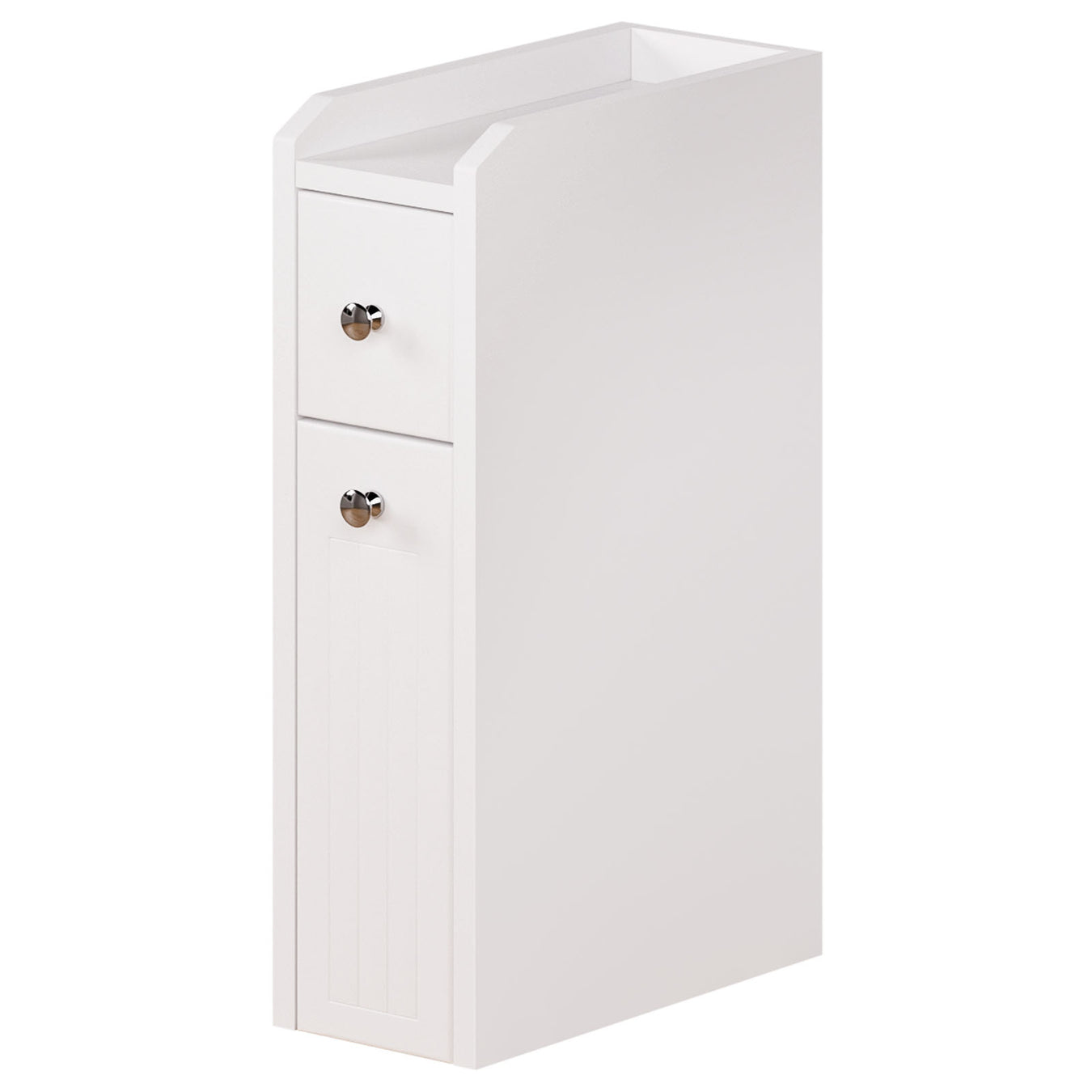 Yorbay schmaler Badezimmerschrank mit Schubladen, 18×40×70 cm - YB114-D061 - 1 - yorbiy.com