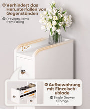 Yorbay schmaler Badezimmerschrank mit Schubladen, 18×40×70 cm - YB114-D061 - 5 - yorbiy.com