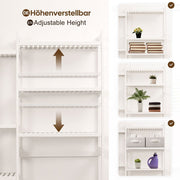Yorbay Toilettenregal aus Bambus mit 2 Aufbewahrungsboxen und höhenverstellbaren Ablagen - F201 - 6 - yorbiy.com