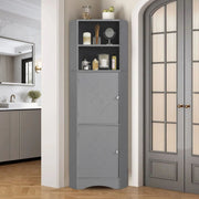 Eck - Badschrank mit zwei Ablagefächern und verstellbarem Einlegeboden - YB - WF314510AAE - 2 - yorbiy.com