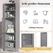 Eck - Badschrank mit zwei Ablagefächern und verstellbarem Einlegeboden - YB - WF314510AAE - 4 - yorbiy.com