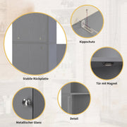Eck - Badschrank mit zwei Ablagefächern und verstellbarem Einlegeboden - YB - WF314510AAE - 6 - yorbiy.com