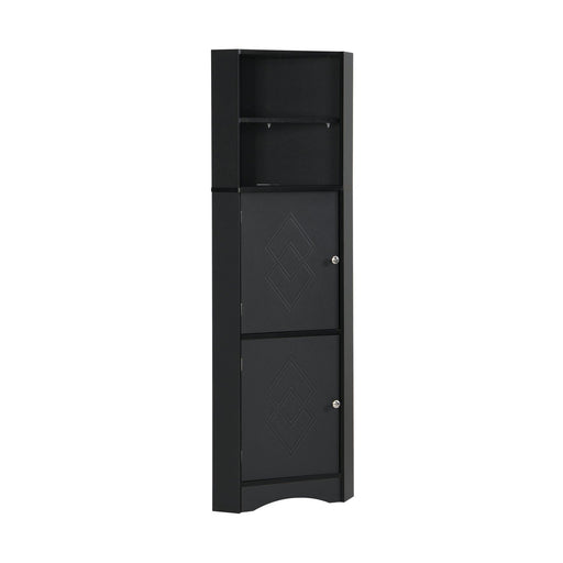 Eck - Badschrank mit zwei Ablagefächern und verstellbarem Einlegeboden - YB - WF314510AAB - 9 - yorbiy.com