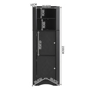 Eck - Badschrank mit zwei Ablagefächern und verstellbarem Einlegeboden - YB - WF314510AAB - 11 - yorbiy.com