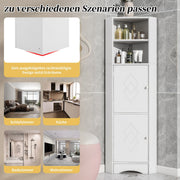 Eck - Badschrank mit zwei Ablagefächern und verstellbarem Einlegeboden - YB - WF314510AAK - 23 - yorbiy.com