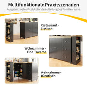 360° drehbarer Stehtisch auf Rollen - YB - N620P20633435S - 15 - yorbiy.com