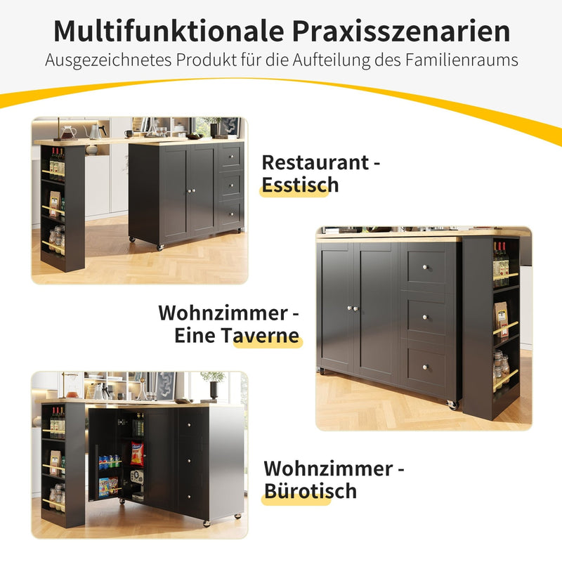 360° drehbarer Stehtisch auf Rollen - YB - N620P20633435S - 15 - yorbiy.com