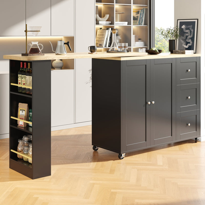 360° drehbarer Stehtisch auf Rollen - YB - N620P20633435S - 18 - yorbiy.com