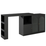 Um 360° drehbarer Bartisch, multifunktionaler Ess - und Barschrank - YB - N620P20771214S - 10 - yorbiy.com