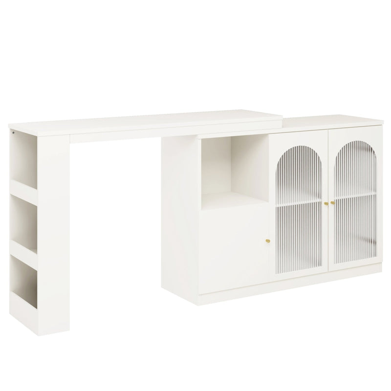 Um 360° drehbarer Bartisch, multifunktionaler Ess - und Barschrank - YB - N620P20771214W - 1 - yorbiy.com