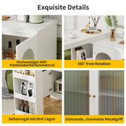 Um 360° drehbarer Bartisch, multifunktionaler Ess - und Barschrank - YB - N620P20771214W - 4 - yorbiy.com