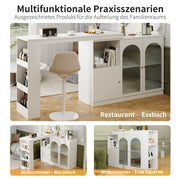 Um 360° drehbarer Bartisch, multifunktionaler Ess - und Barschrank - YB - N620P20771214W - 6 - yorbiy.com