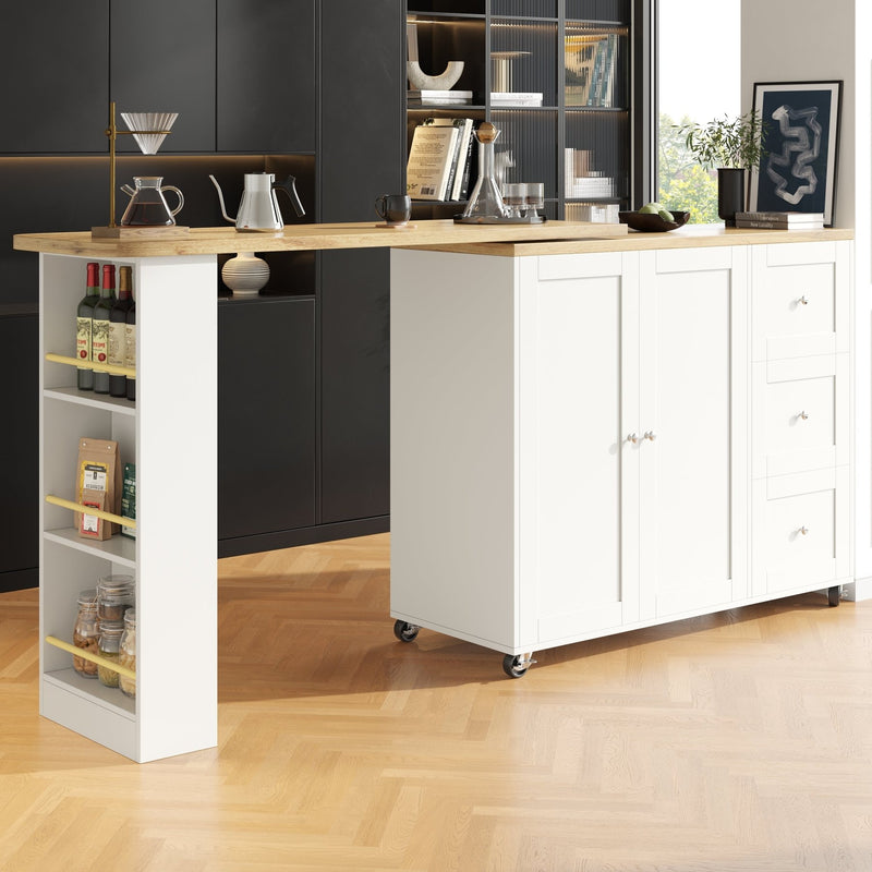 360° drehbarer Stehtisch auf Rollen - YB - N620P20633435W - 7 - yorbiy.com
