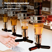 Yorbay LED - beleuchtetes Weinregal aus Holz mit 4 Getränkespender und Flaschenhalter - YB020 - D020 - 6 - yorbiy.com
