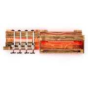 Yorbay LED - beleuchtetes Weinregal aus Holz mit 4 Getränkespender und Flaschenhalter - YB020 - D020 - 3 - yorbiy.com