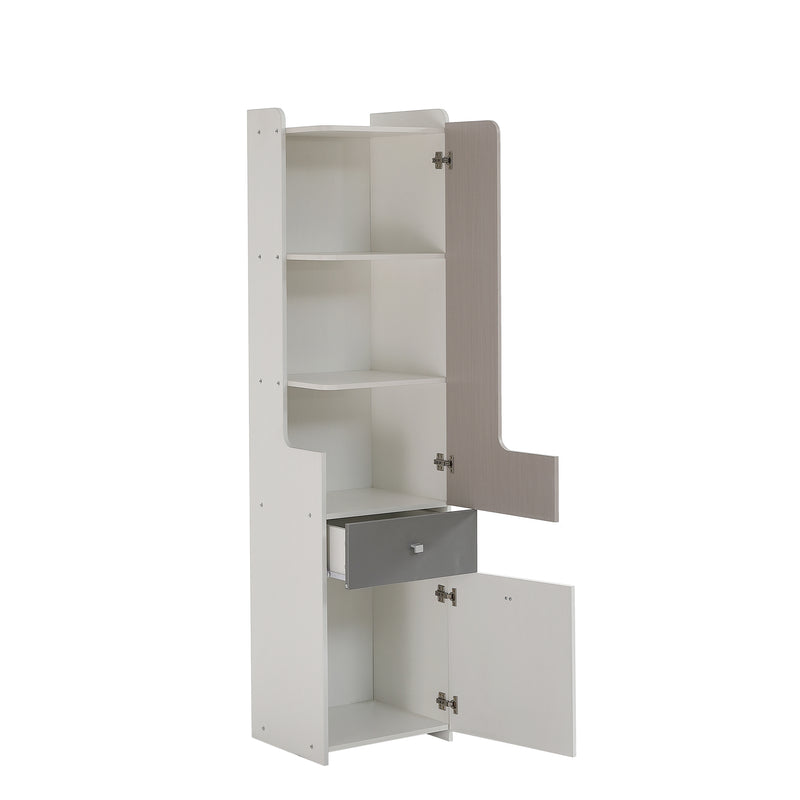 Hohes Bücherregal für Teenager, 45 x 40 x 184 cm - YB - 32159697WAA - 1 - yorbiy.com