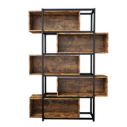 Industrielles Bücherregal mit 5 Etagen, 176 x 121 x 35 cm - YB - LY237022AAA - 1 - yorbiy.com